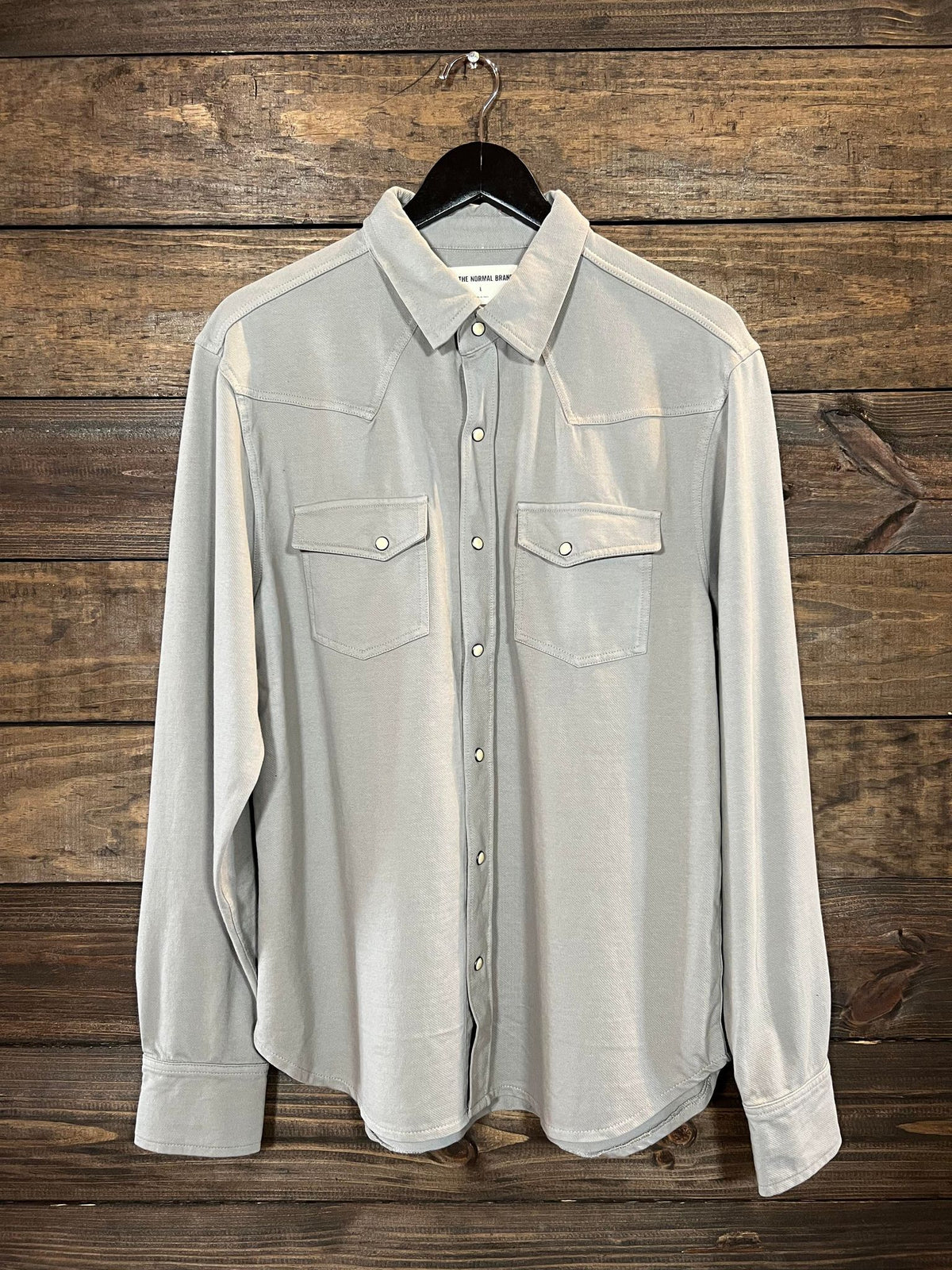 The Normal Brand - Tentoma Western Shirt - Grey - Standard Issue Co.